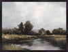 Spring River Framed Canvas with Hand Embellishment - 38\" x 50\"