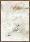 Neutral Mood Framed Canvas with Embellishment - 31\" x 41\"
