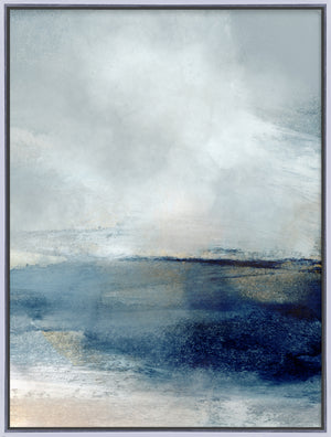 Sea II Framed Canvas with Embellishment - 32