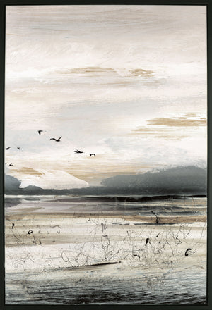 By the Lake II Framed Acrylic Painting - 25.25