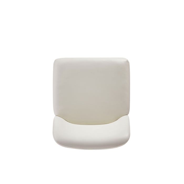 Manhattan Comfort Serena Faux Leather Dining Chair - Cream