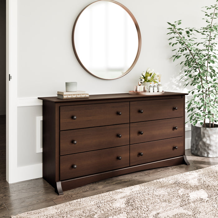 Sonoma 6-Drawer Dresser - Espresso