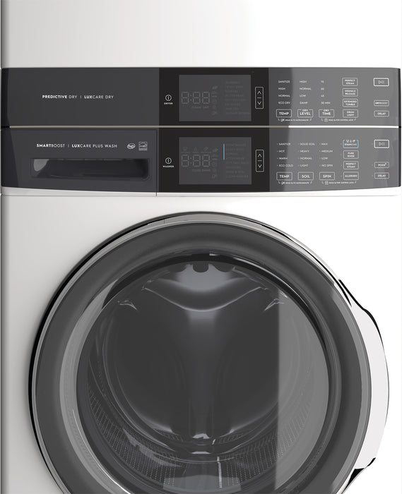Electrolux 5.2/8.0 Cu. Ft. Front-Load Steam Laundry Tower - White - ELTE760CAW