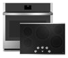 GE 30\" Electric Cooktop and 5 Cu. Ft. Electric Single Wall Oven – Stainless Steel