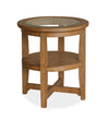 Golding 22\" End Table with Storage - Honey Brown