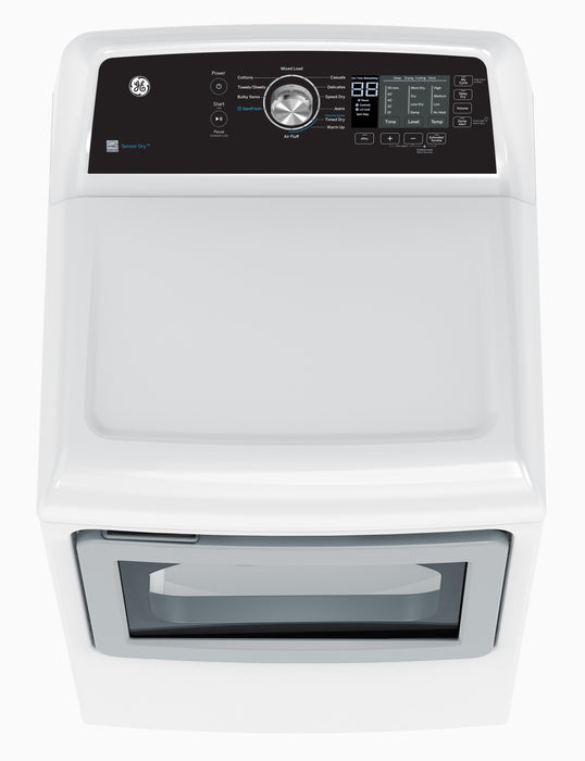 GE 7.4 Cu. Ft. Electric Dryer with SaniFresh Cycle - White - GTD68EBMRWS