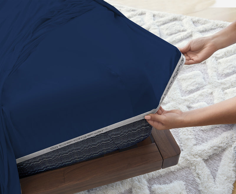BEDGEAR Hyper-Cotton™ 3-Piece Twin Sheet Set - Navy