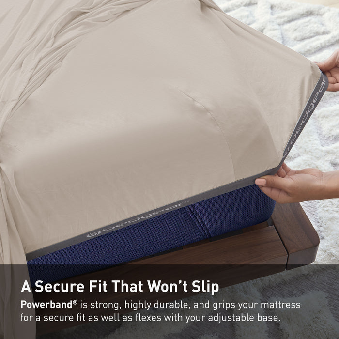 BEDGEAR Hyper-Linen™ Performance 4-Piece King Split Sheet Set - Beige