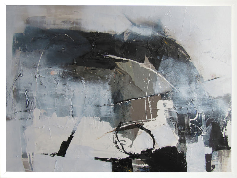 Abstract I Framed Linen Finish - 26\" x 38\"