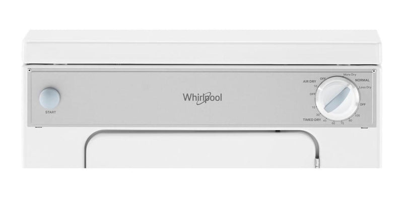 Whirlpool 24\" 3.4 Cu. Ft. Electric Dryer - White - Stackable - LDR3822PQ