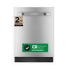 Midea 24\" Top Control Dishwasher with 3-Stage Total Drying – Stainless Steel - MDT24P3CST