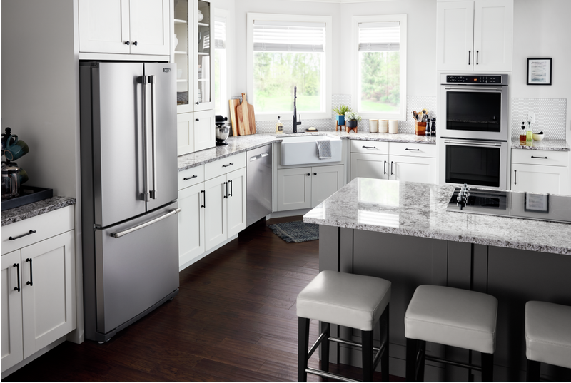 Maytag 30\" 19.6 Cu. Ft. French-Door Refrigerator - Fingerprint Resistant Stainless Steel - MFB2055FRZ