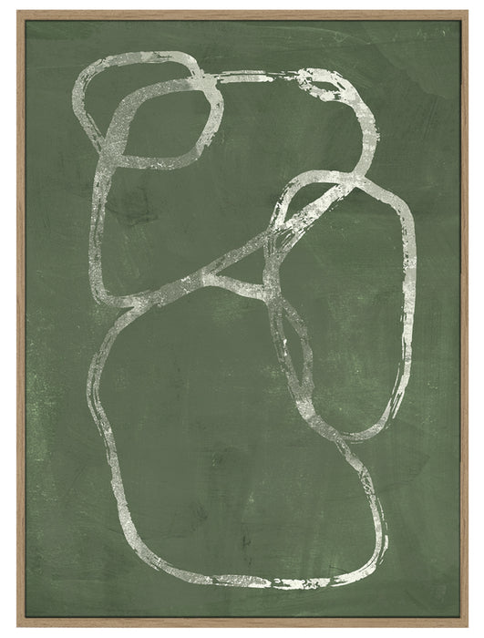 Growth I Framed Canvas - 30\" x 40\"