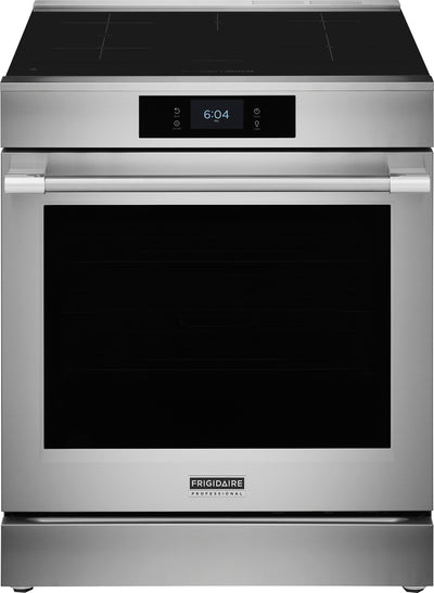Frigidaire Professional 6.2 Cu. Ft. Induction Range with Stone-Baked Pizza - Smudge-Proof® Stainless | Cuisinière à induction Frigidaire Professional de 6,2 pi³ avec pizza cuite sur pierre - acier inoxydable Smudge-ProofMD - PCFIC085BF