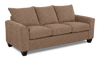Made in Canada Customizable Sofa Lab Arc 86\" Fabric Sofa – Chenille Praline