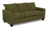 Made in Canada Customizable Sofa Lab Arc 86\" Fabric Sofa – Chenille Moss