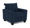 Made in Canada Customizable Sofa Lab Arc 40\" Fabric Chair – Chenille Pacific