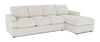 Made in Canada Customizable Sofa Lab Curve Fabric Right-Facing Sofabed Sectional - Teddy Riverrock