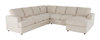 Made in Canada Customizable Sofa Lab Curve 4-Piece Right-Facing Sectional with Chaise - Chenille White