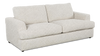 Made in Canada Customizable Sofa Lab Curve 38\" Fabric Sofa Bed - Teddy Riverrock