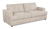 Made in Canada Customizable Sofa Lab Curve 38\" Fabric Sofa Bed - Plush Parchment