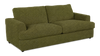 Made in Canada Customizable Sofa Lab Curve 38\" Fabric Sofa Bed - Chenille Moss