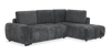 Moonlight _” Fabric Full-Size Sleeper Sofa with Removable Back Cushions –Mineral