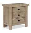 Sonoma Bedside 3-Drawer Nightstand, 28\"W x 28\"H - Light Brown