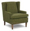 Made in Canada Sofa Lab Customizable Wingback 30\" Fabric Accent Chair – Chenille Moss