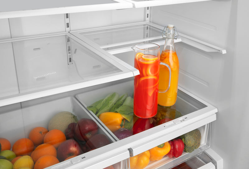 Hisense 36\" 26.6 Cu. Ft. French-Door Refrigerator - Titanium - RF27A3FSE