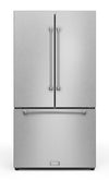Gordon Ramsay Collection by Thor Kitchen 36\" 20.3 Cu. Ft. Counter-Depth French-Door Refrigerator - RF3621CTD99