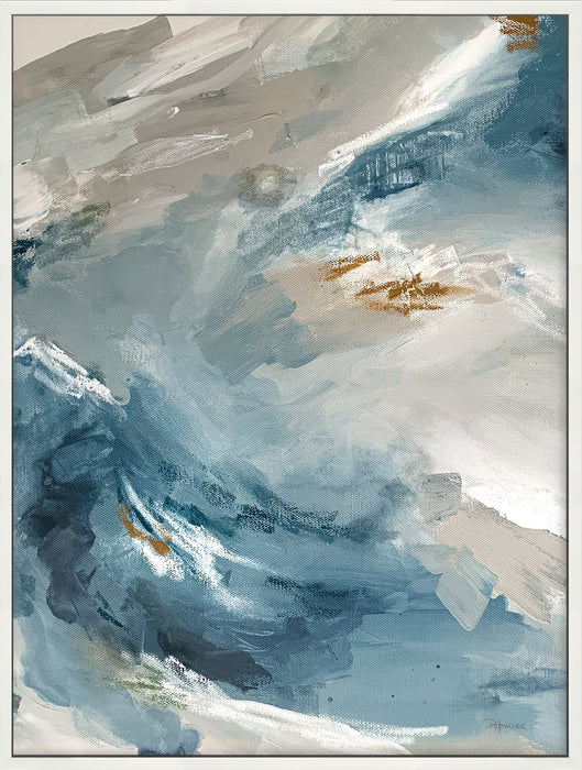 Quiet Waters II Framed Canvas - 32\" x 42\"