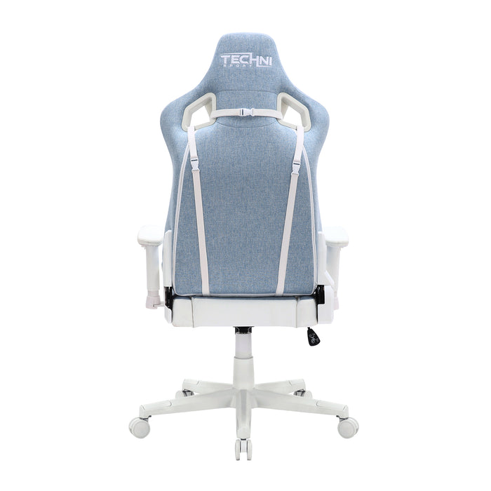 Techni Sport TS86 Ergonomic Pastel Office Gaming Chair - Blue