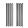 Jacquard Panel Tree Grey 84\" - Set of 2