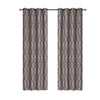 Embroidered Panel Fern Chocolate 84\" - Set of 2 Drapes and Blinds
