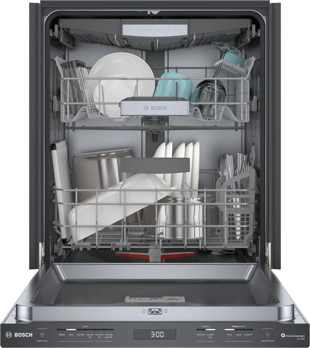 Bosch 800 Series Smart Dishwasher with CrystalDry and Third Rack - SHP78CM4N