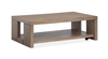 Bukley 50\" Coffee Table with Storage and Casters - Spiced Brown