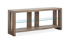 Bukley 64\" Sofa Table with Storage- Spiced Brown