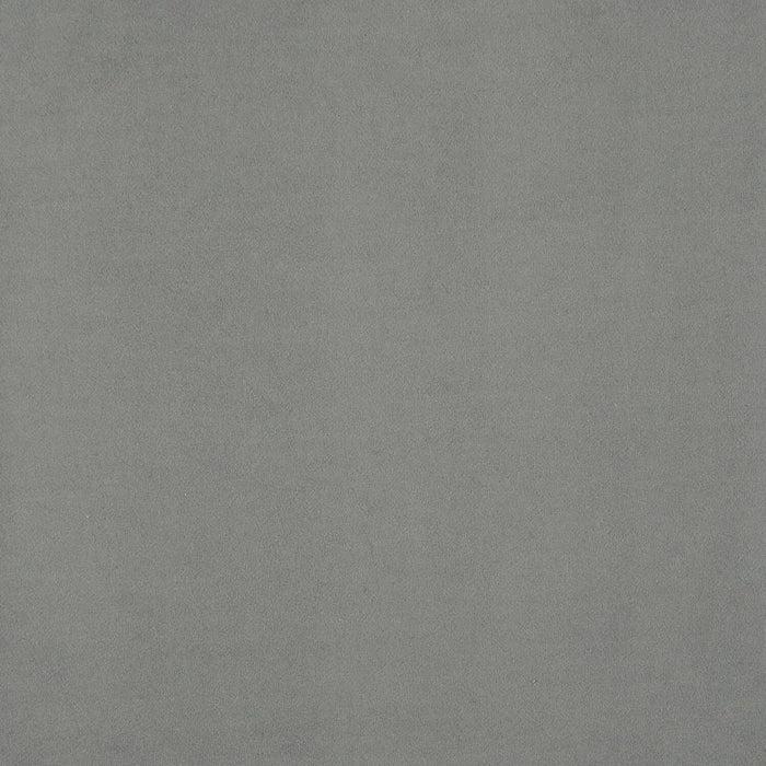 Made in Canada Customizable Sofa Lab The Curve 31\" Velvet Fabric Ottoman - Platinum Grey