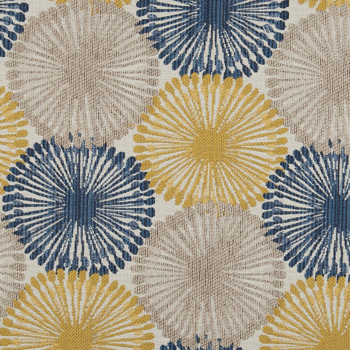 Made in Canada Sofa Lab Customizable Swivel 31\" Fabric Accent Chair - Sunshine Multicolour