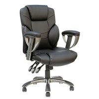 Tygerclaw Executive High Back Bonded Leather Office Chair - Grey