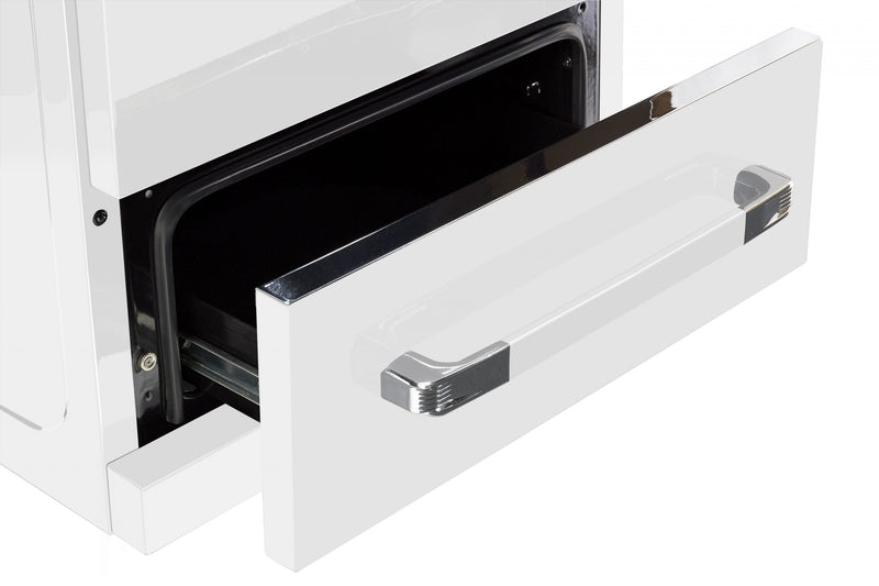 Classic Retro by Unique 24-Inch Convection Gas Range - UGP-24CR W