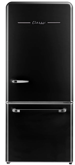 Classic Retro by Unique 18 cu.ft. Frost-Free Bottom Freezer Refrigerator - UGP-510L B AC