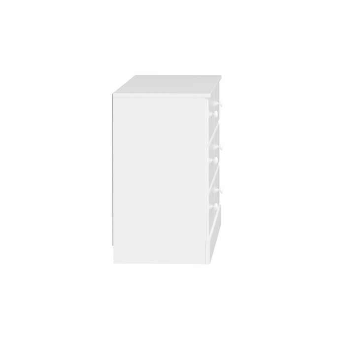 Astrid 6-Drawer Dresser - White