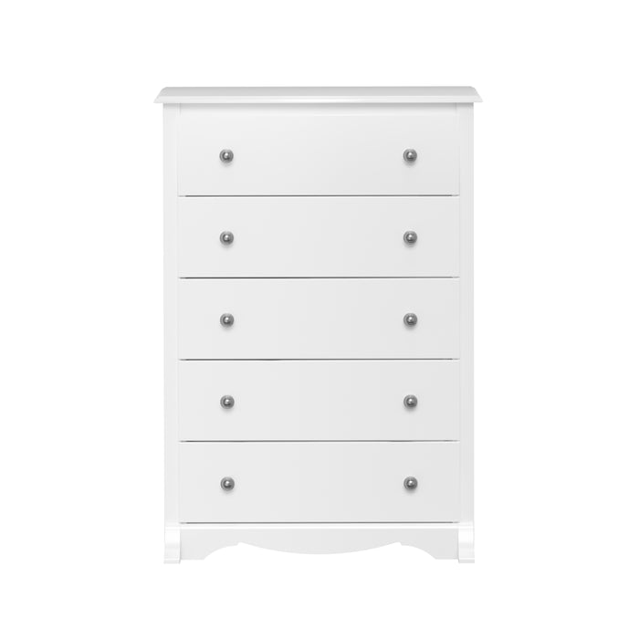 Monterey 5-Drawer Chest - White