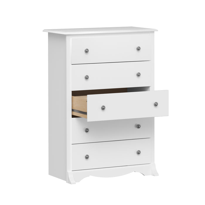 Monterey 5-Drawer Chest - White