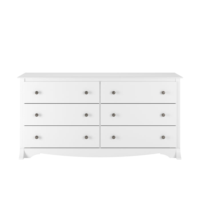 Monterey 6-Drawer Dresser - White