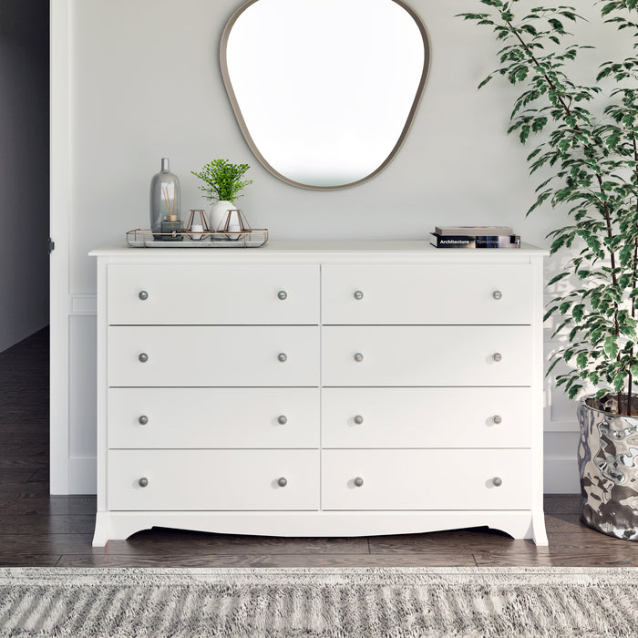 Monterey 8-Drawer Dresser - White
