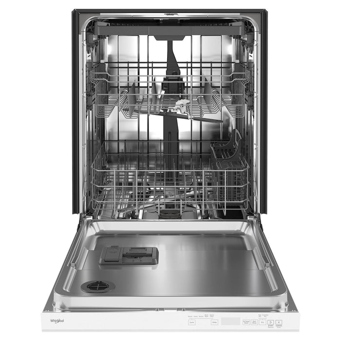 Whirlpool 24\" 47 dBA Built-In Top-Control Dishwasher - White - WDTA50SAKW