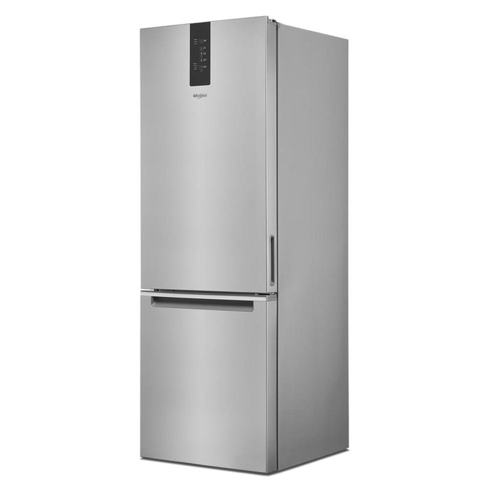 Whirlpool 24\" 12.9 Cu. Ft. Bottom-Mount Refrigerator - Fingerprint-Resistant Stainless Finish - WRB543CMJZ